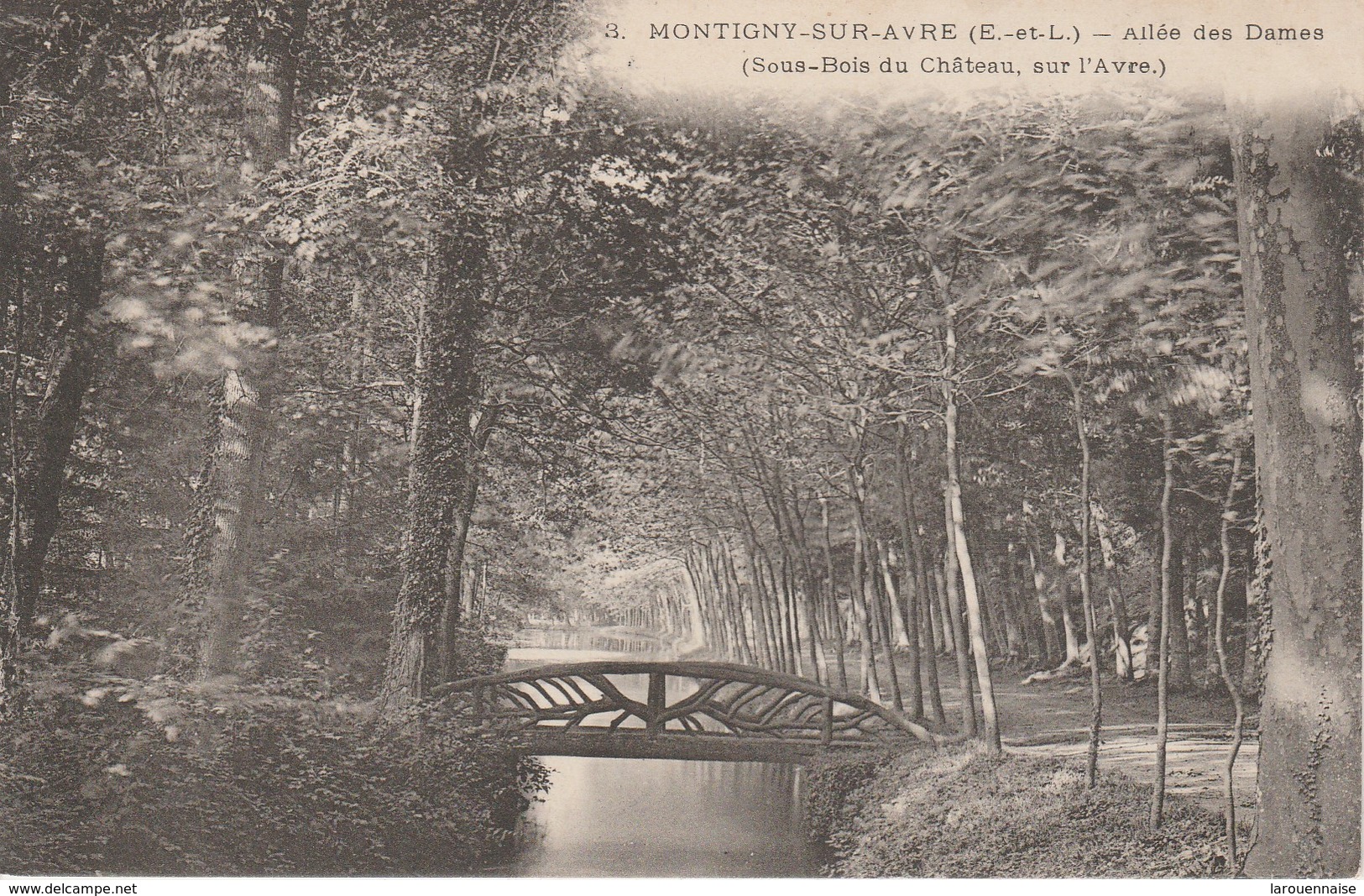 28 - MONTIGNY SUR AVRE - Allée Des Dames (Sous Bois Du Château, Sur L' Avre) - Montigny-sur-Avre