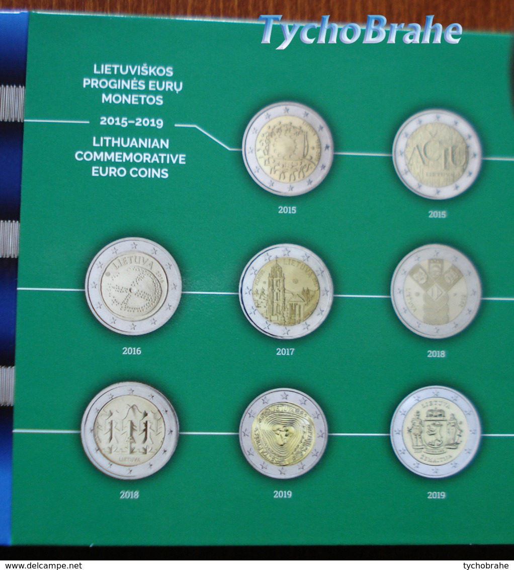 BU LITHUANIA LIETUVA 2020 LITUANIA LITUANIE LITAUEN UNC KMS 8 coins - STGL Euro Set Divisionale