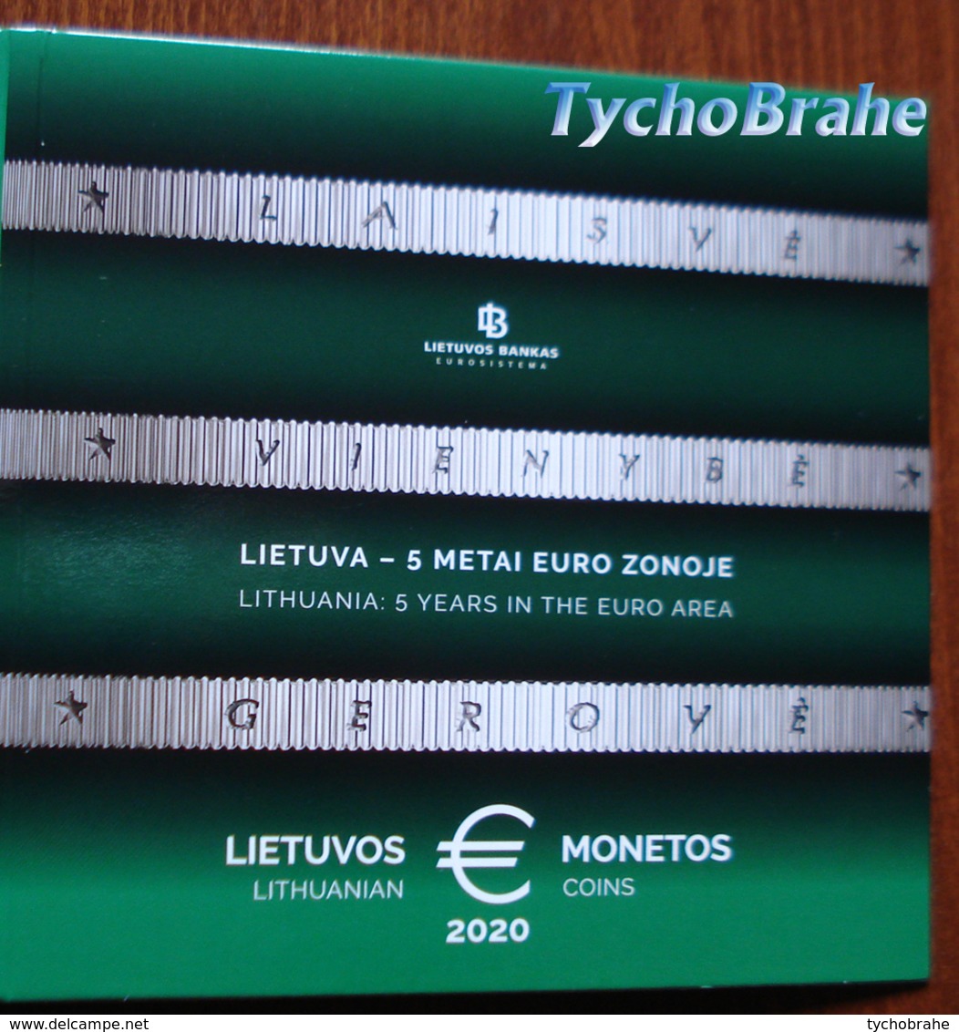 BU LITHUANIA LIETUVA 2020 LITUANIA LITUANIE LITAUEN UNC KMS 8 coins - STGL Euro Set Divisionale