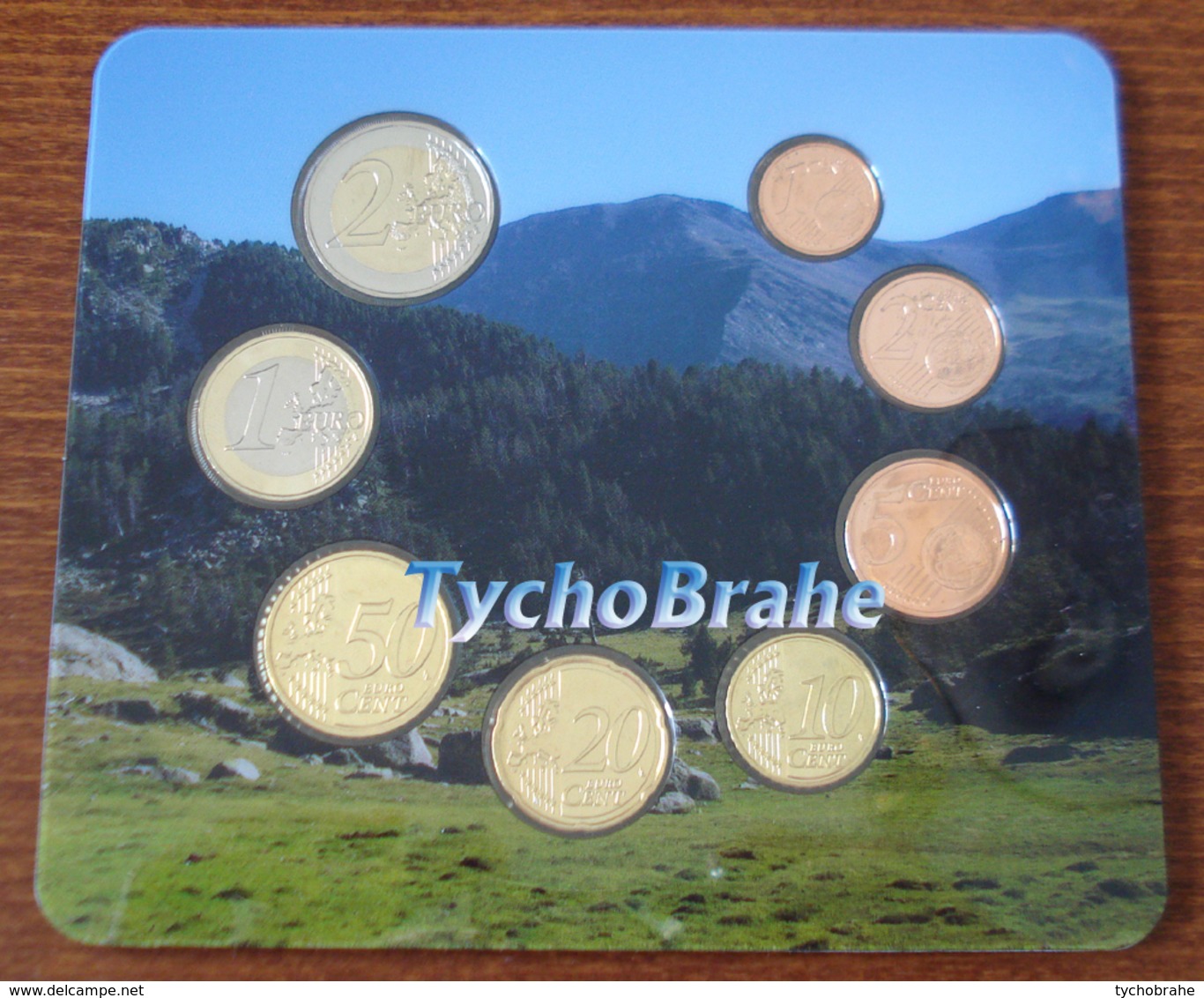 BU ANDORRA ANDORRE 2017 UNC KMS 8 Coins - STGL Euro Set Divisionale Brilliant Universal - Andorra