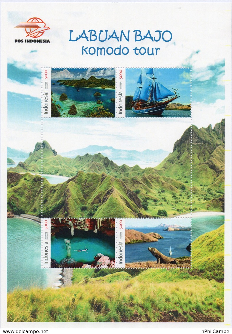 Indonesia 2020 - LABUAN BAJO-komodo Tour-MS - Official Personalized Stamp.MNH - Indonesia