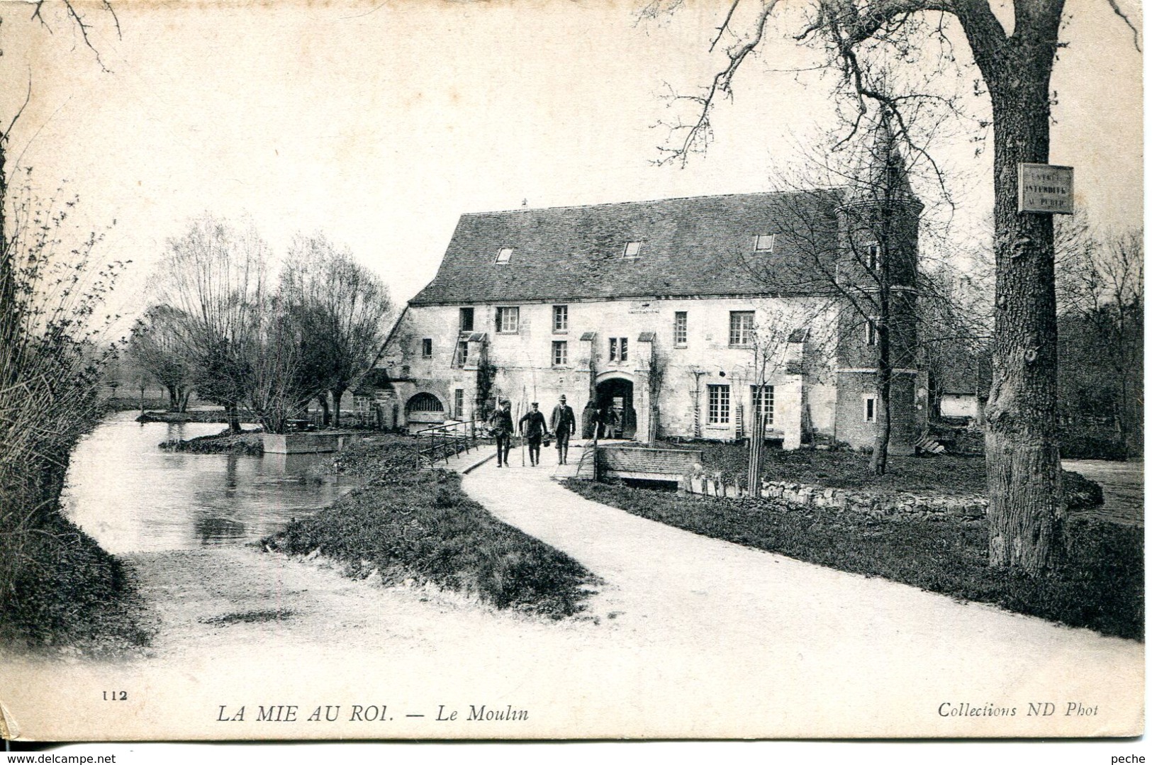 N°1929 T -cpa La Mie Au Roi (Oise)- Le Moulin- - Moulins à Eau