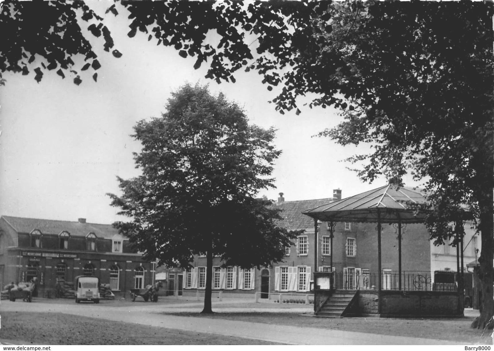 Moerzeke Hamme Dorpplaats Dorpsplein Met Kiosk Fotokaart Barry 4966 - Hamme