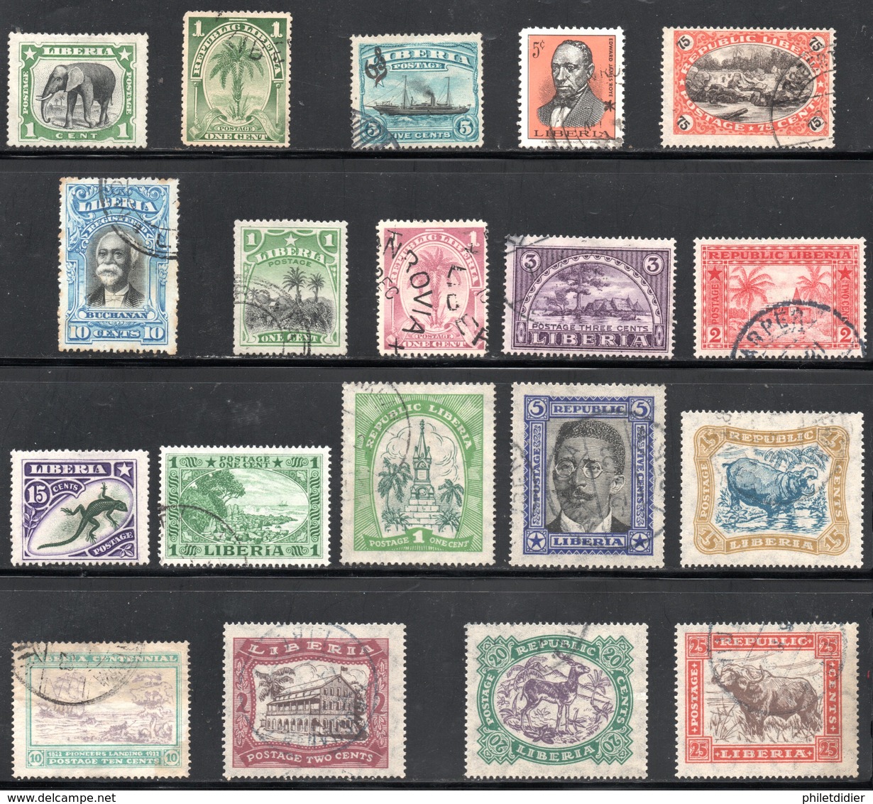 LO TIMBRES ANCIENS DU LIBERIA - Liberia