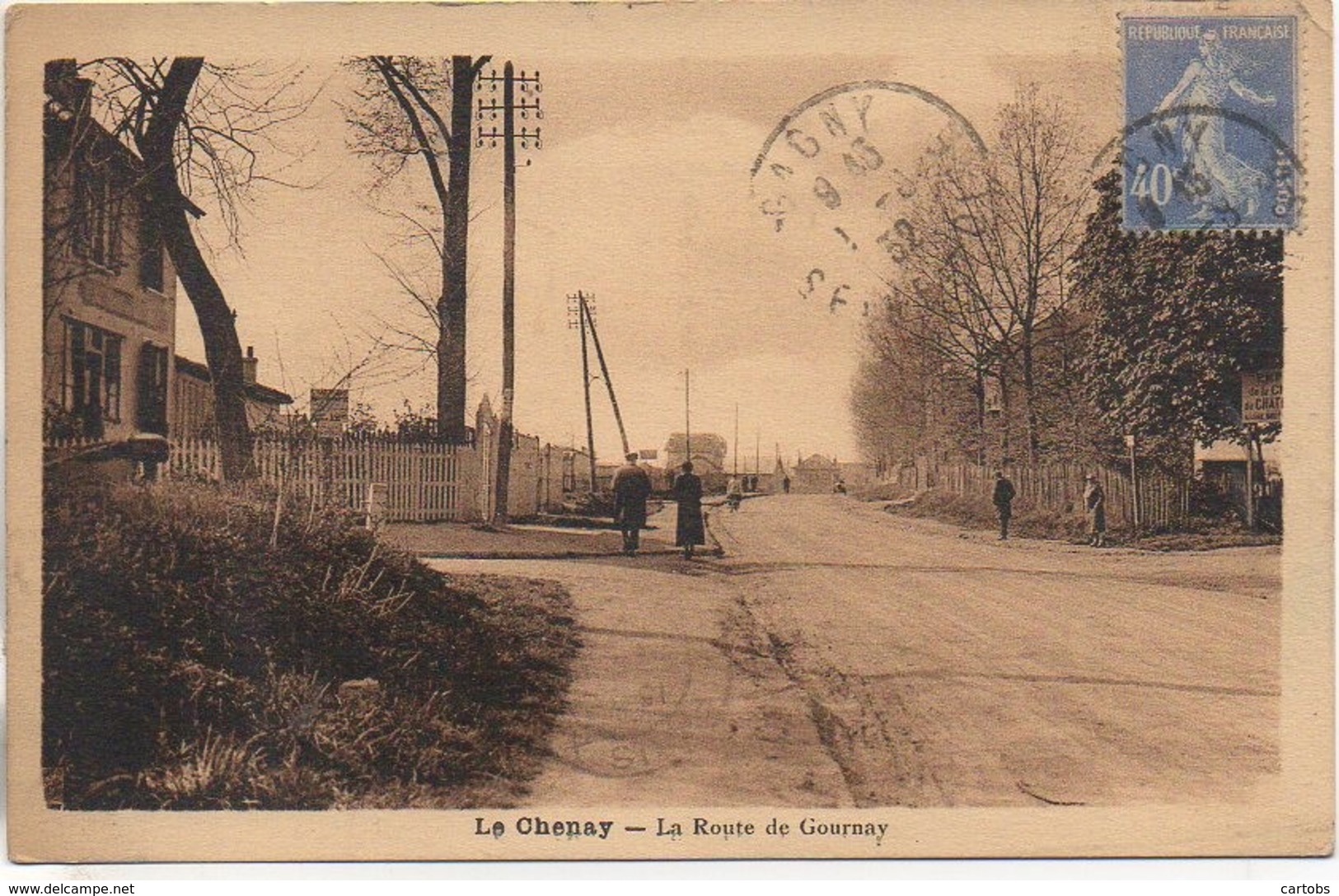 78 LE CHENAY  La Route De Gournay - Le Chesnay