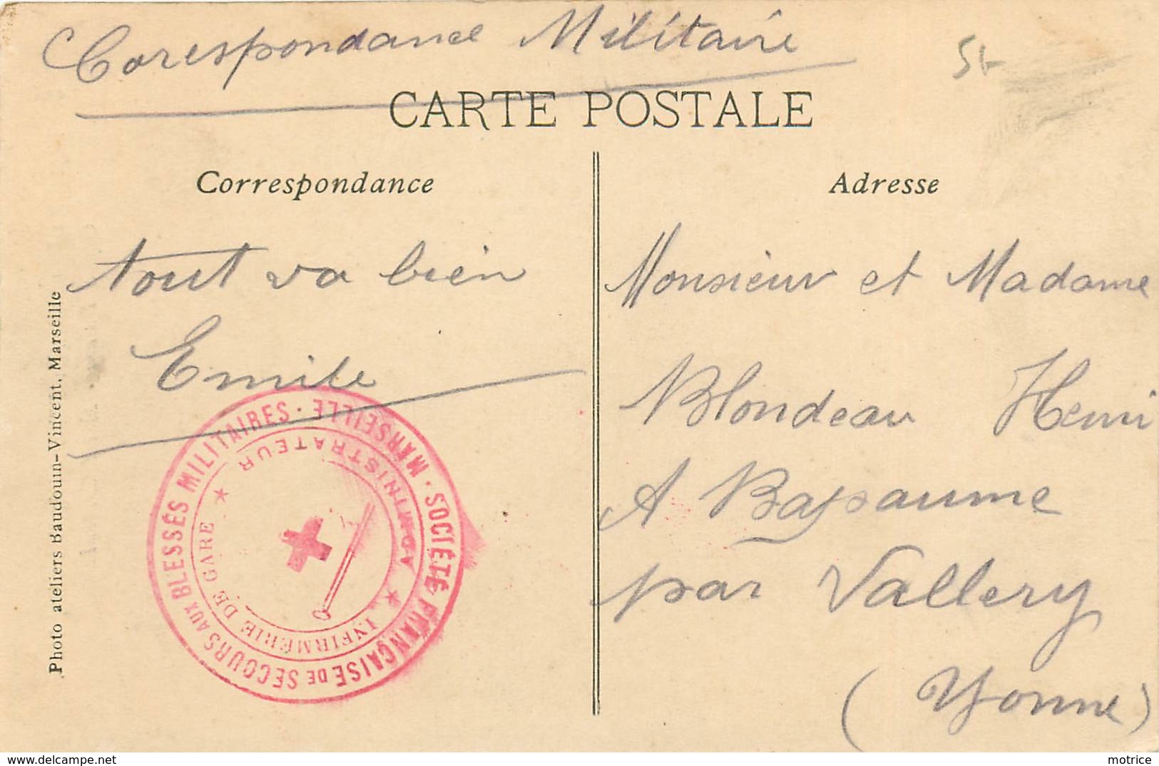 MARSEILLE - Exposition Internationale D'électricité, 1908, Grand Palais (cachet Croix Rouge Au Dos De La Carte). - Electrical Trade Shows And Other