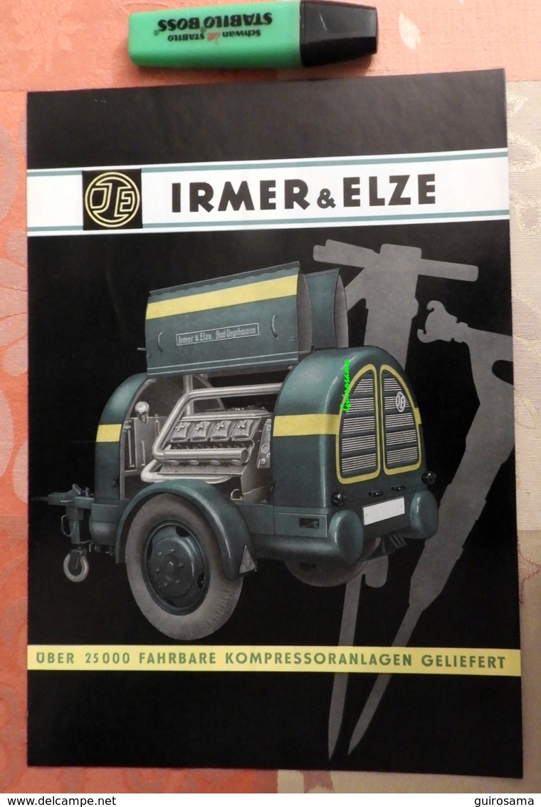 Irmer Und Elze : Kompressoranlagen - Compresseur - 1965 - Autres & Non Classés