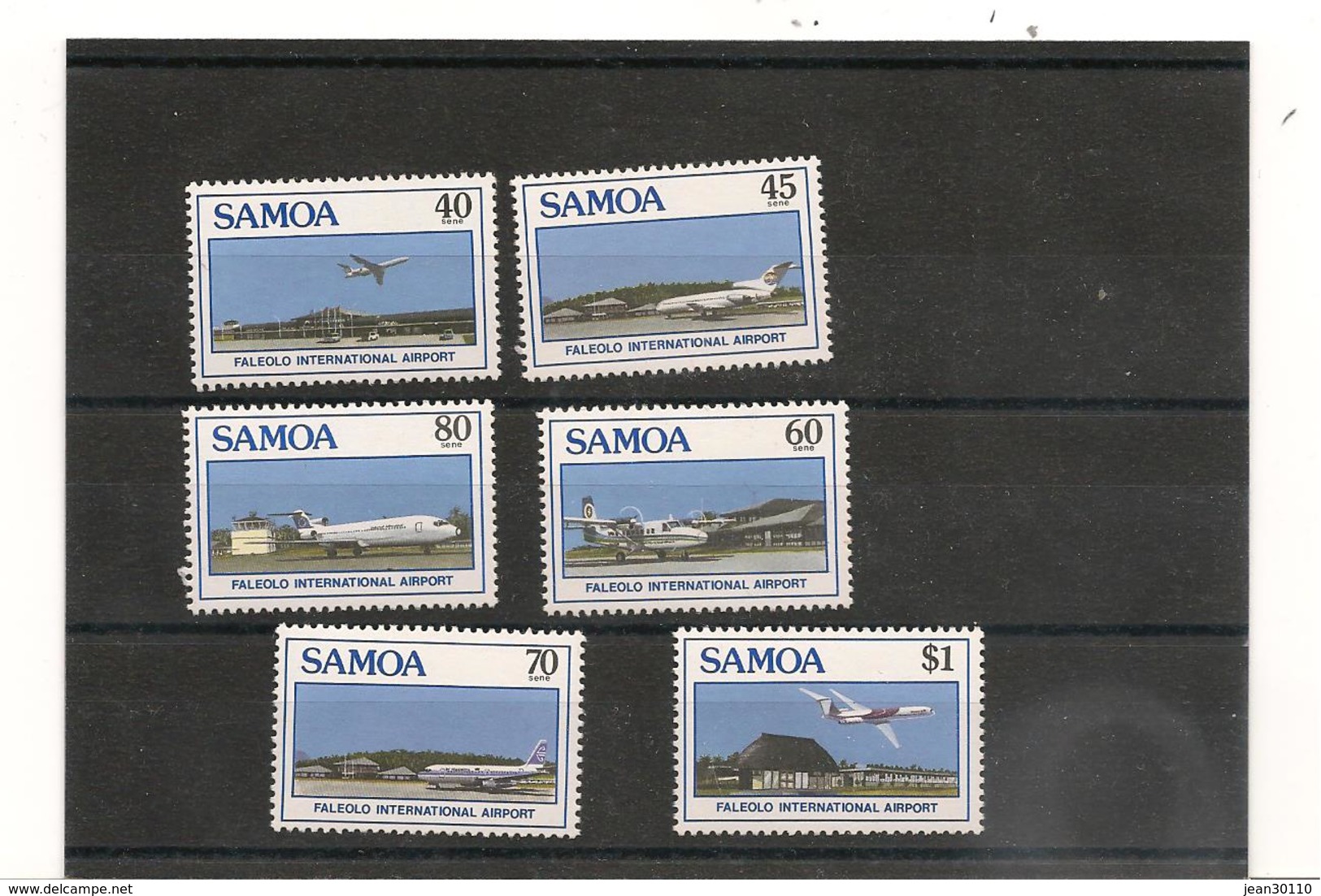 1988 AÉROPORT INTERNATIONAL DE FALEOLO N° Y/T : 649/654** - Samoa