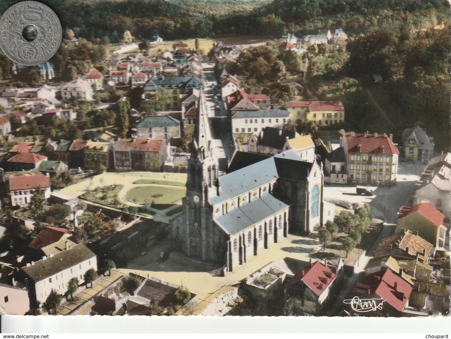 57 - Carte Postale Semi Moderne Dentelée De  FORBACH   Vue Aérienne - Forbach