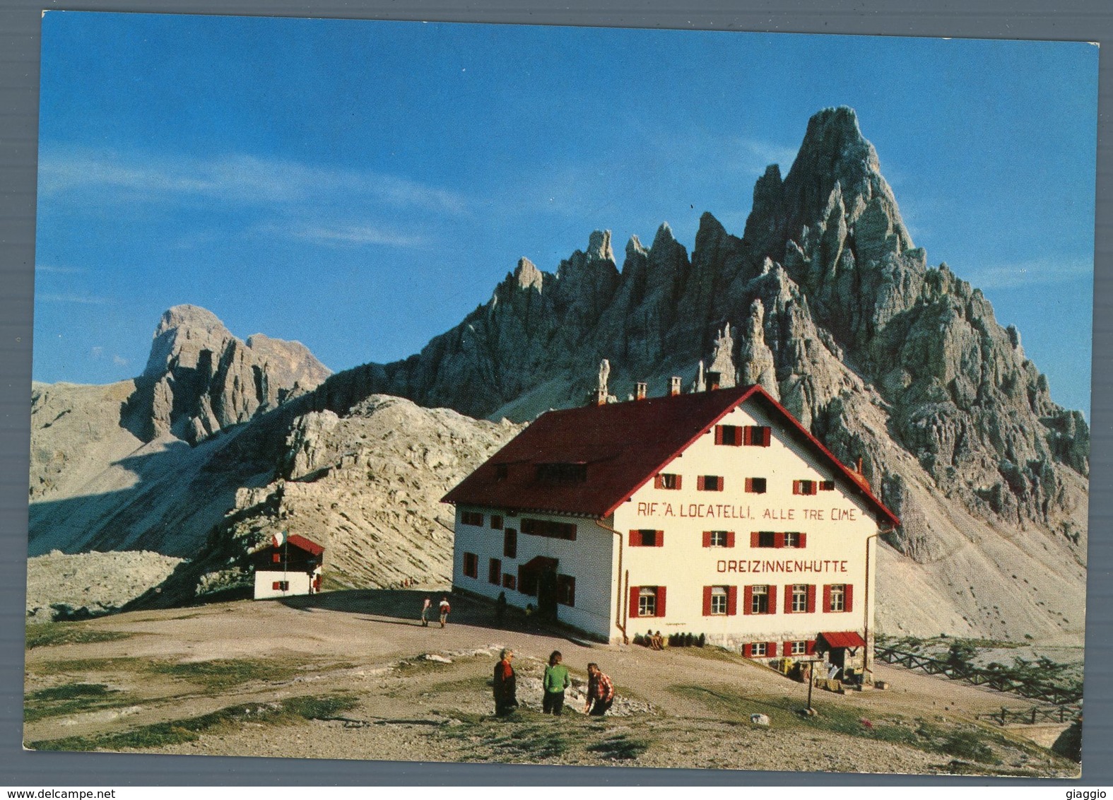 °°° Cartolina - Rifugio Locatelli E Monte Paterno Club Alpino Italiano Seione Di Padova Nuova °°° - Trento