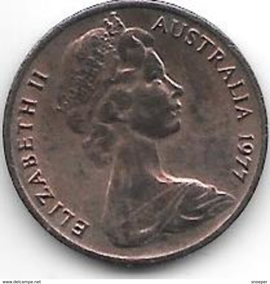 *australia 1 Cent 1977  Km 62  Xf+/ms60 - Cent