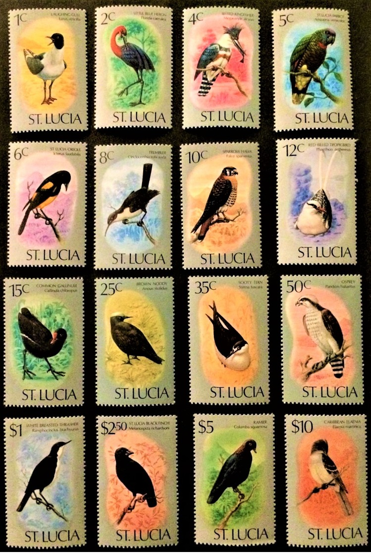 # St.Lucia 1976**Mi.380-95 Birds , MNH [21;9] - Sonstige & Ohne Zuordnung