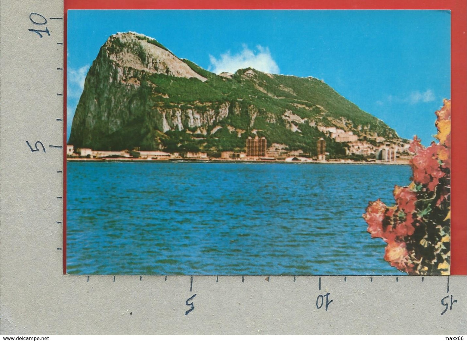 CARTOLINA NV GIBILTERRA - Penon De GIBRALTAR Desde Algeciras - 10 X 15 - Gibilterra