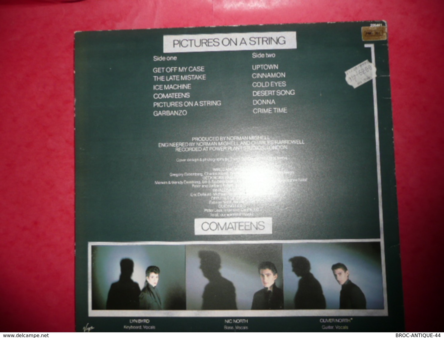 LP33 N°1440 - COMATEENS - PICTURES ON A STRING - COMPILATION 12 TITRES ELECTRO ROCK NEW WAVE SYNTHE POP - New Age