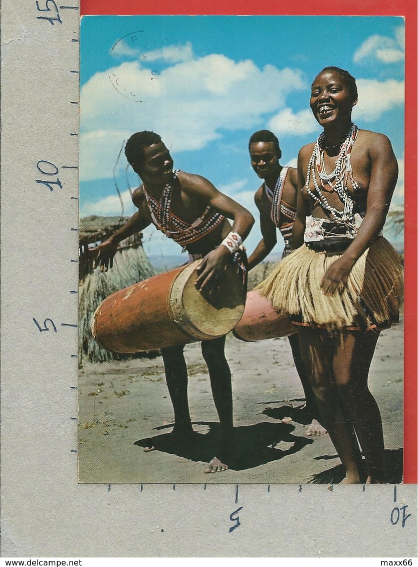 CARTOLINA VG KENIA - Kitui Drummers E Dancers - 10 X 15 - 1972 - Kenia