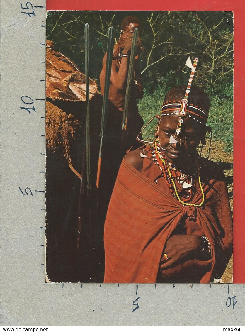 CARTOLINA VG KENIA - Tribe Of Kenya - Masai - 10 X 15 - 19?? - Kenia