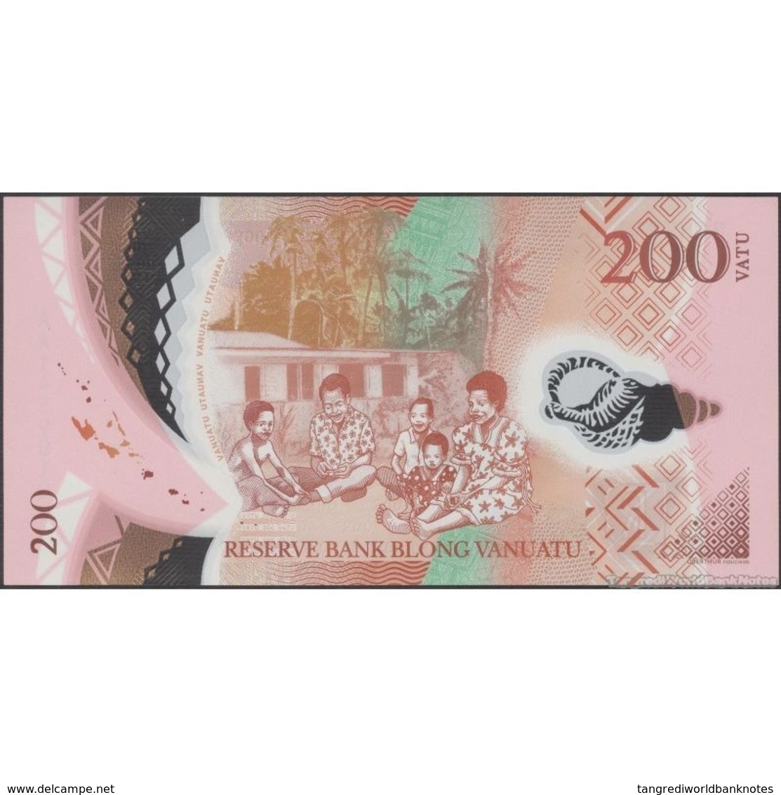 TWN - VANUATU 12 - 200 Vatu 2014 Polymer - Prefix AA UNC - Vanuatu