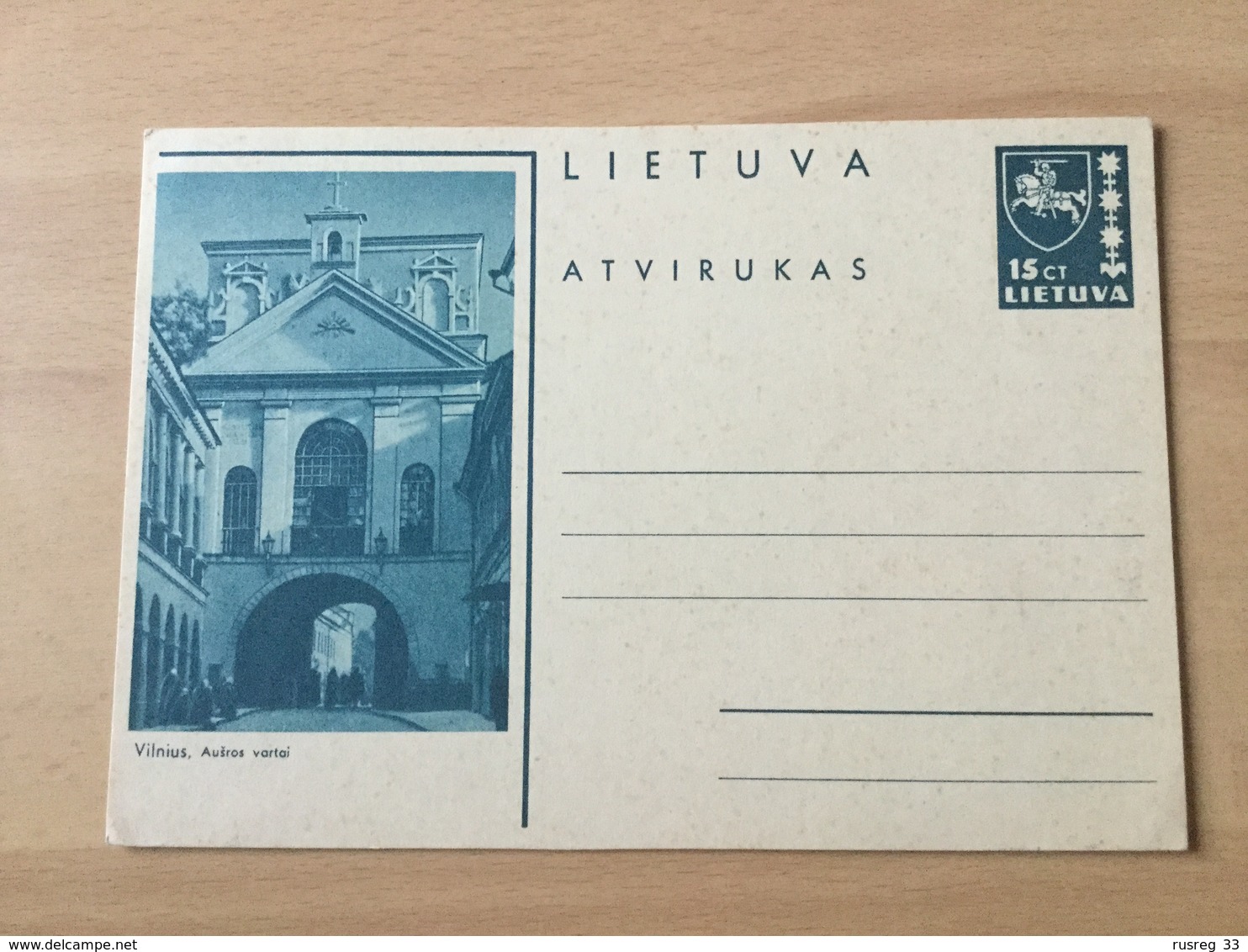 GÄ30266 Litauen Ganzsache Stationery Entier Postal P 29/02 Vilnius - Litauen