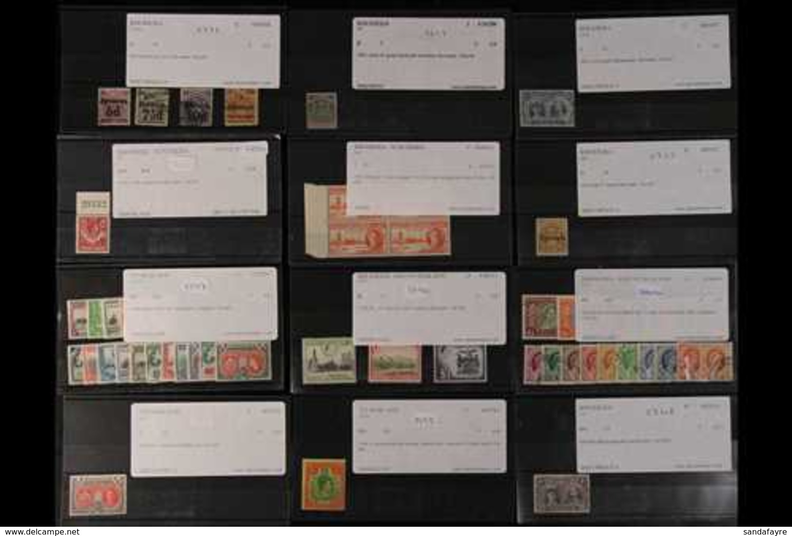 THE RHODESIA'S ACCUMULATION ON STOCKCARDS - EX DEALER 19th Century To Early QEII Powerful Array Featuring Many Better St - Other & Unclassified