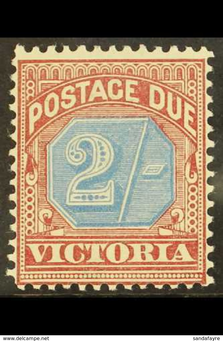 VICTORIA POSTAGE DUE. 1890-94 2s Dull Blue & Brown Lake, SG D9, Fine Mint For More Images, Please Visit Http://www.sanda - Sonstige & Ohne Zuordnung