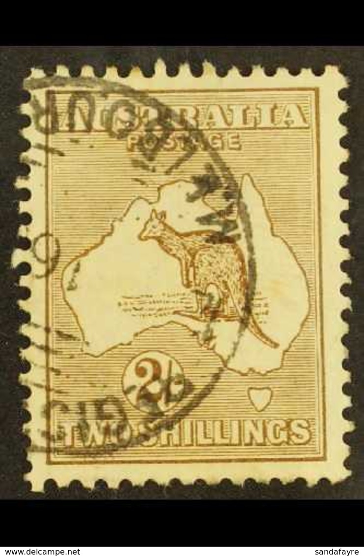 1915 2s Brown, 'Roo, Second Watermark, SG 29, Very Fine Used. For More Images, Please Visit Http://www.sandafayre.com/it - Other & Unclassified