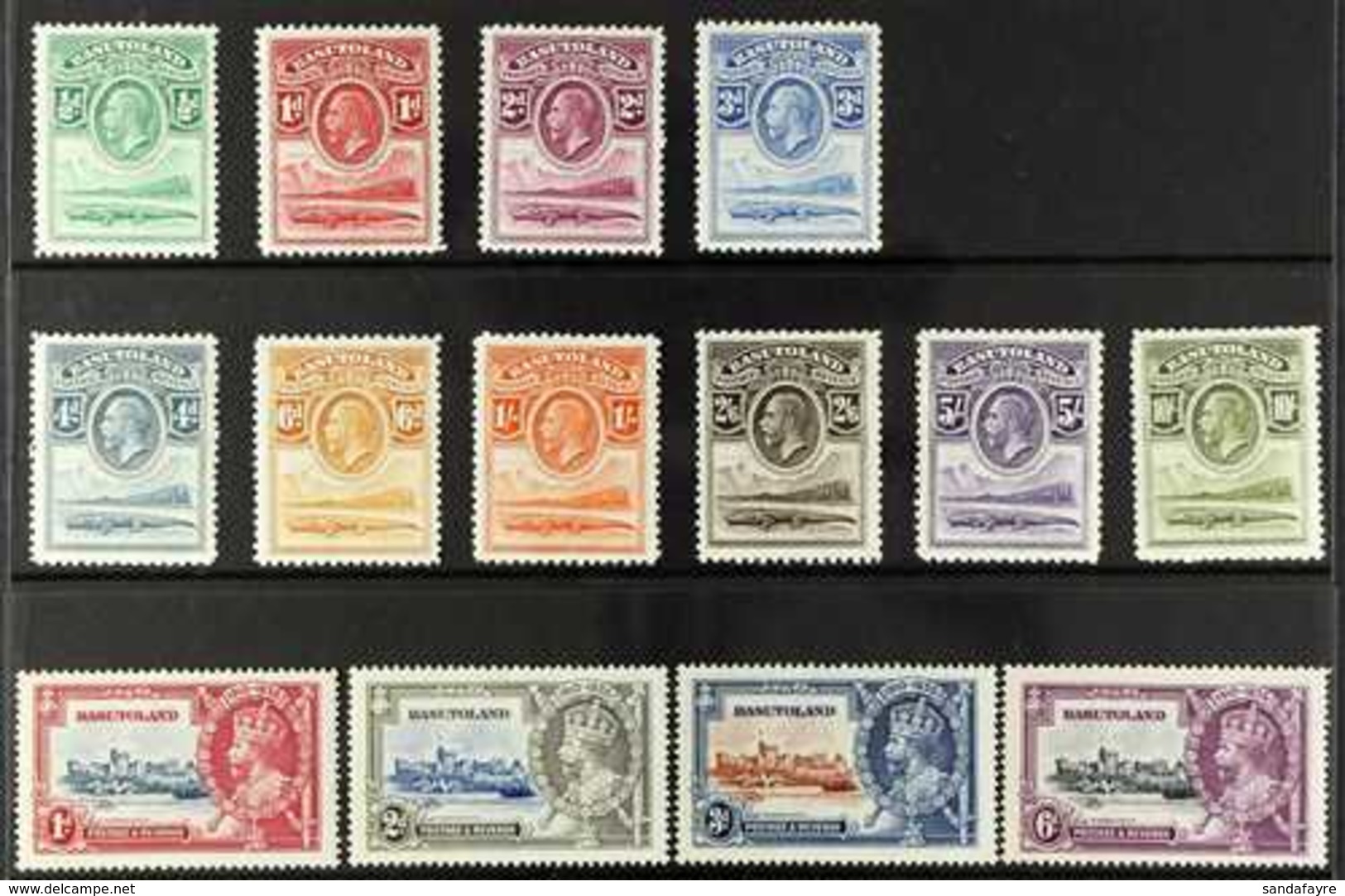 1933-35 COMPLETE KGV NHM COLLECTION Presented On A Stock Card With 1933 Nile & Crocodile Complete Set & 1935 Jubilee Set - Sonstige & Ohne Zuordnung