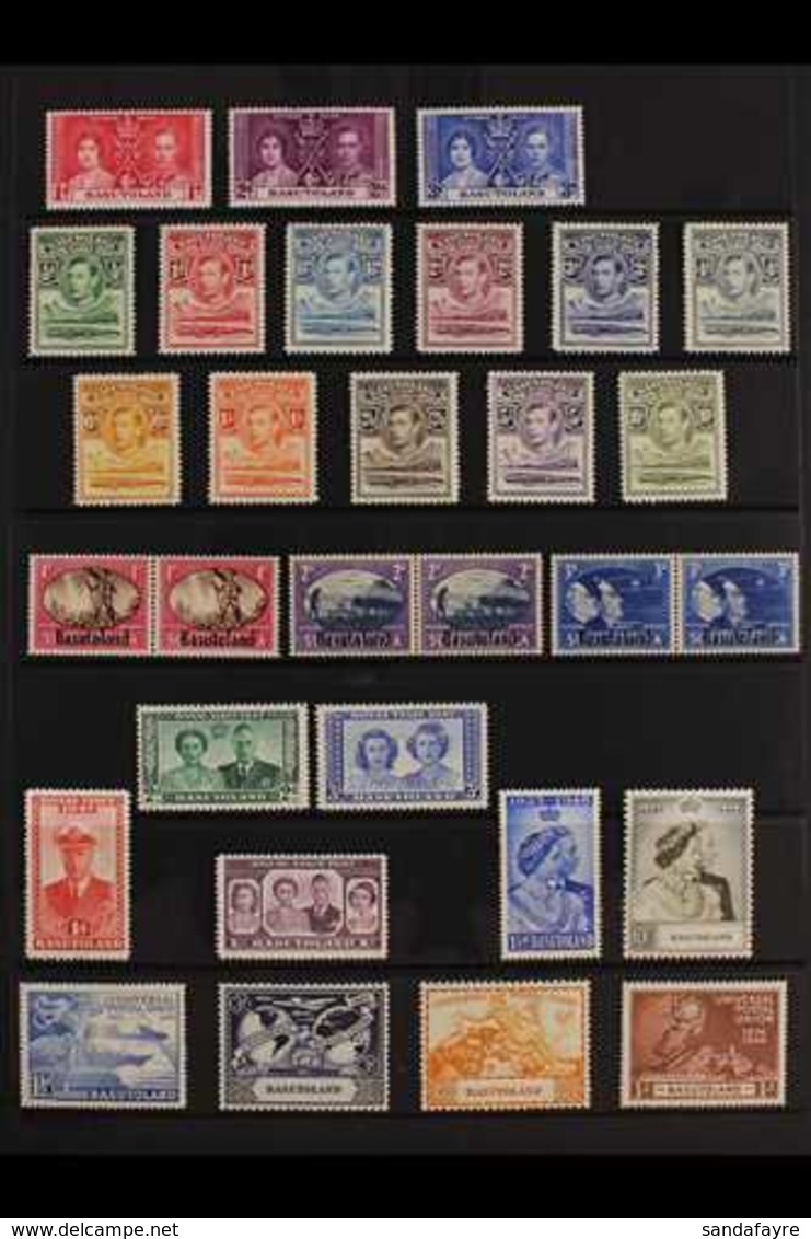 1937-52 COMPLETE KGVI MINT COLLECTION. A Complete Run From Coronation To UPU Set, SG 15/41, Very Fine Lightly Hinged Min - Other & Unclassified