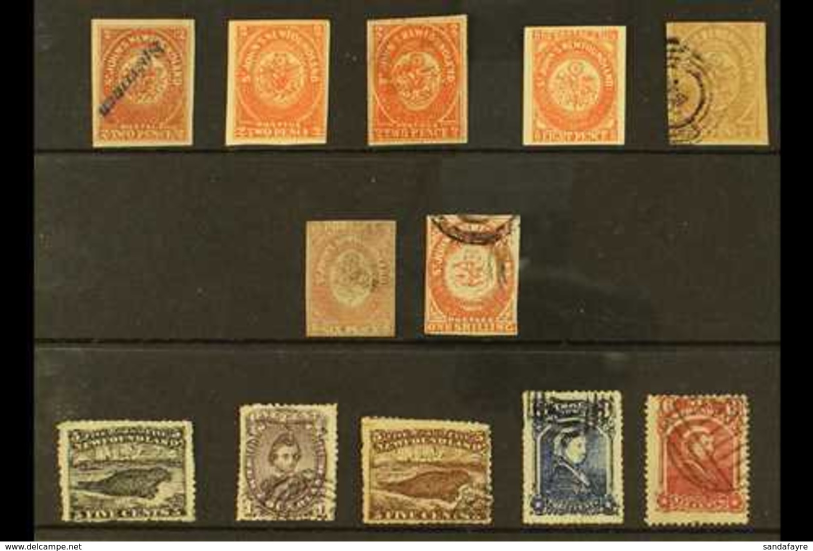 EARLY FORGERIES A "used" Or "unused" Group Of 1857-73 Forged Issues, Includes An 1857-64 Imperf Range With 2d X4 With Sh - Andere & Zonder Classificatie