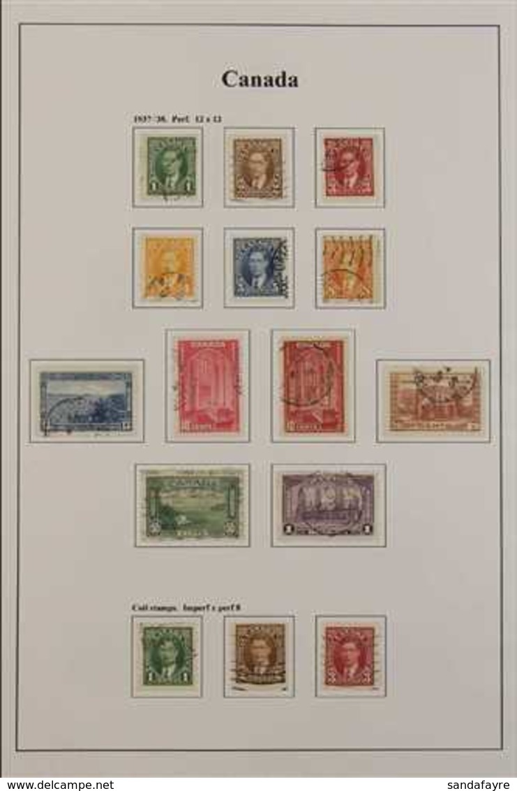 1937-1952 INTERESTING KGVI COUNTRY & PROVINCE COLLECTION. A Well Presented, All Different, VERY FINE USED Collection, Li - Other & Unclassified