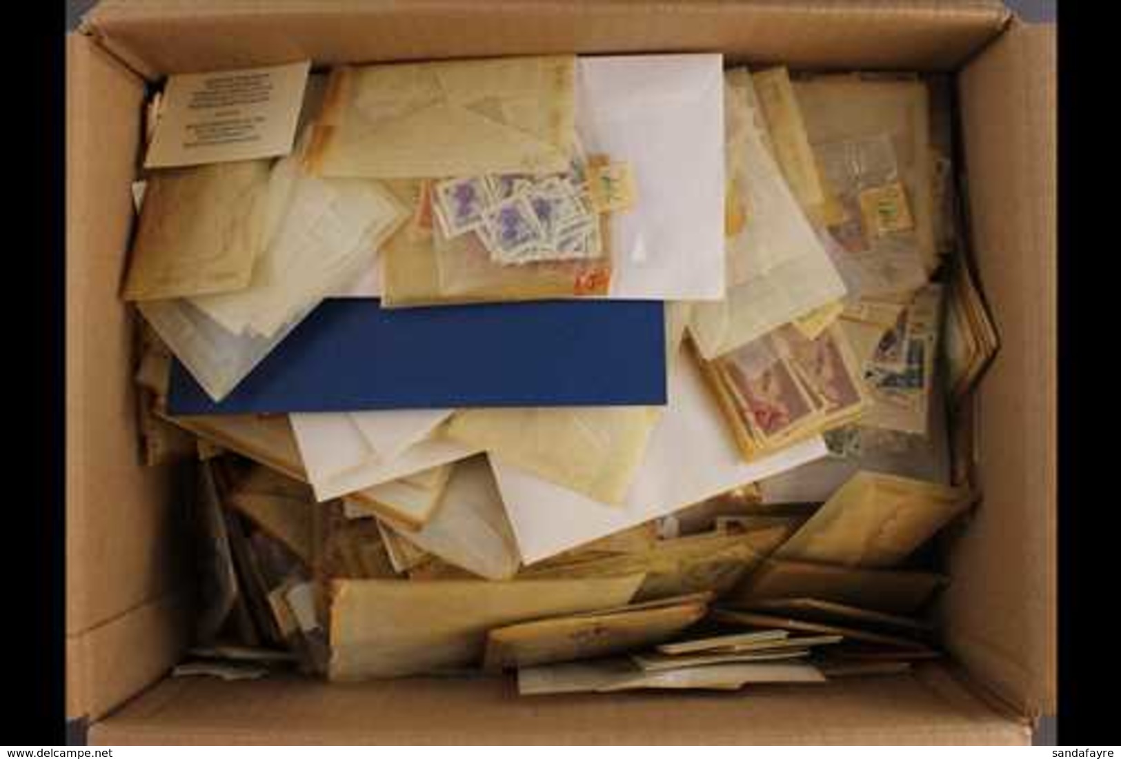 SMALL BOX SORTER. An ALL PERIOD Mint, Used & Nhm Miscellany In A Shoe Box. We See Great Piles Of Ex Dealers Stock In Gla - Sonstige & Ohne Zuordnung