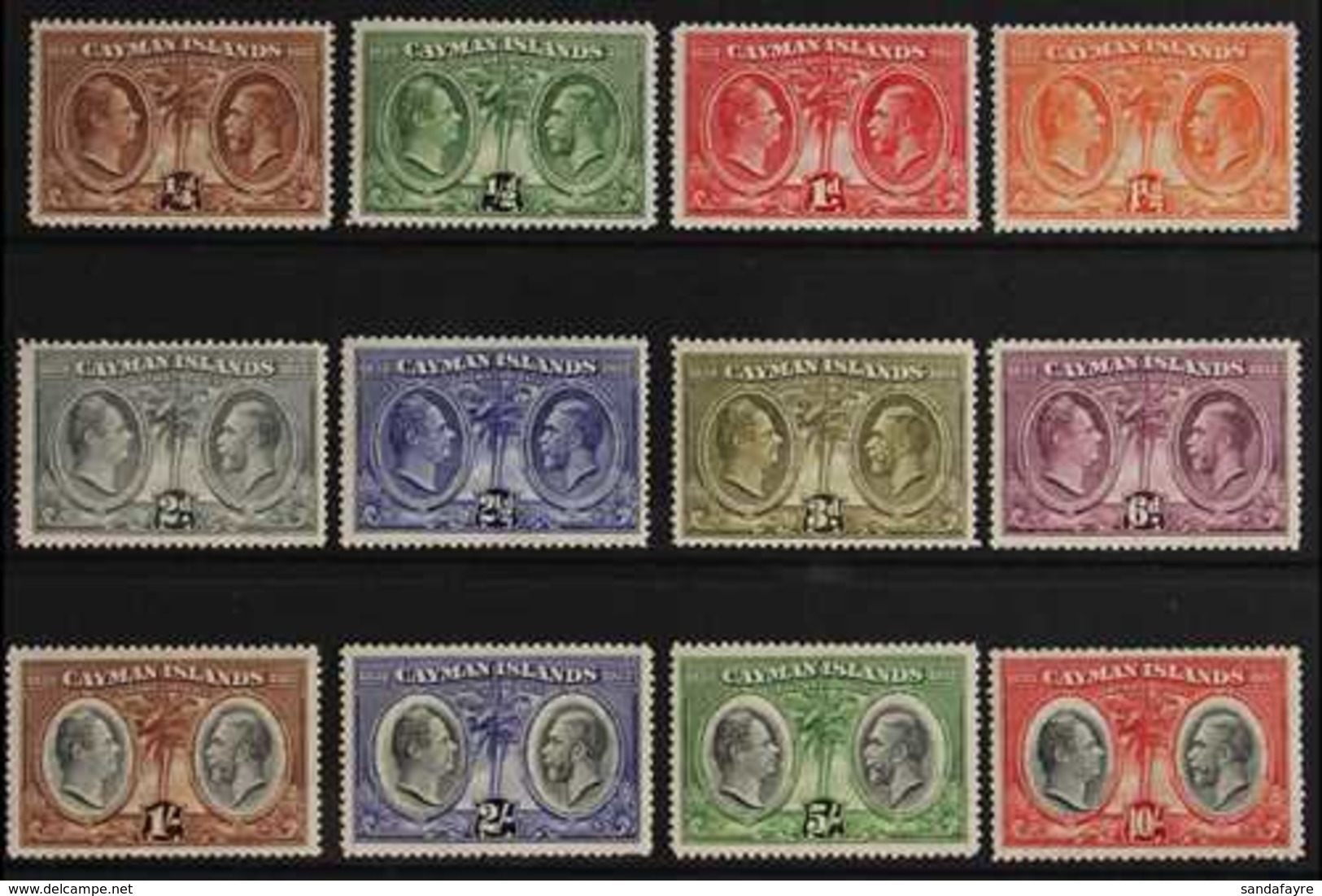 1932 Centenary Of The Assembly Of Justices And Vestry, Complete Set, SG 84/95, Very Fine Mint (12). For More Images, Ple - Cayman Islands