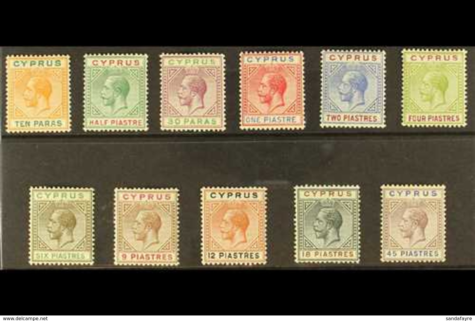 1912-15 KGV (watermark Mult Crown CA) Definitives Complete Set, SG 74/84, Very Fine Mint. (11 Stamps) For More Images, P - Altri & Non Classificati