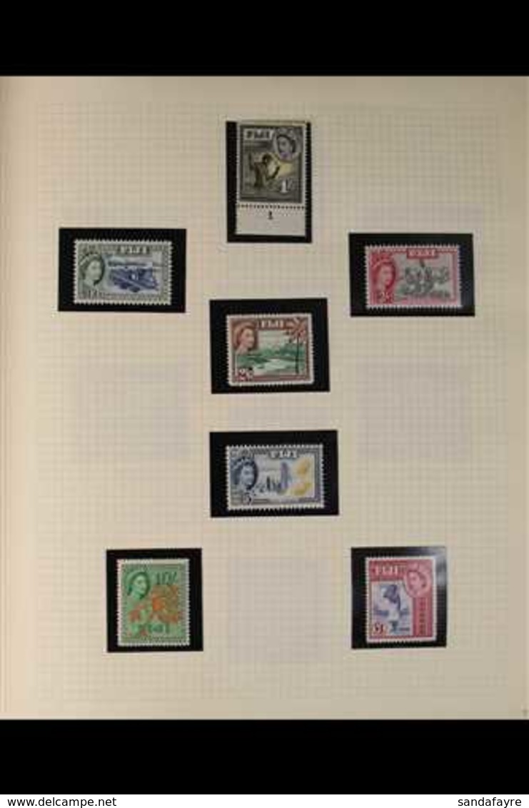 1953-1970 EXTENSIVE HIGH QUALITY COLLECTION In A Peg-fitting Album, Never Hinged Mint And Used, With Much Of Interest Th - Fiji (...-1970)