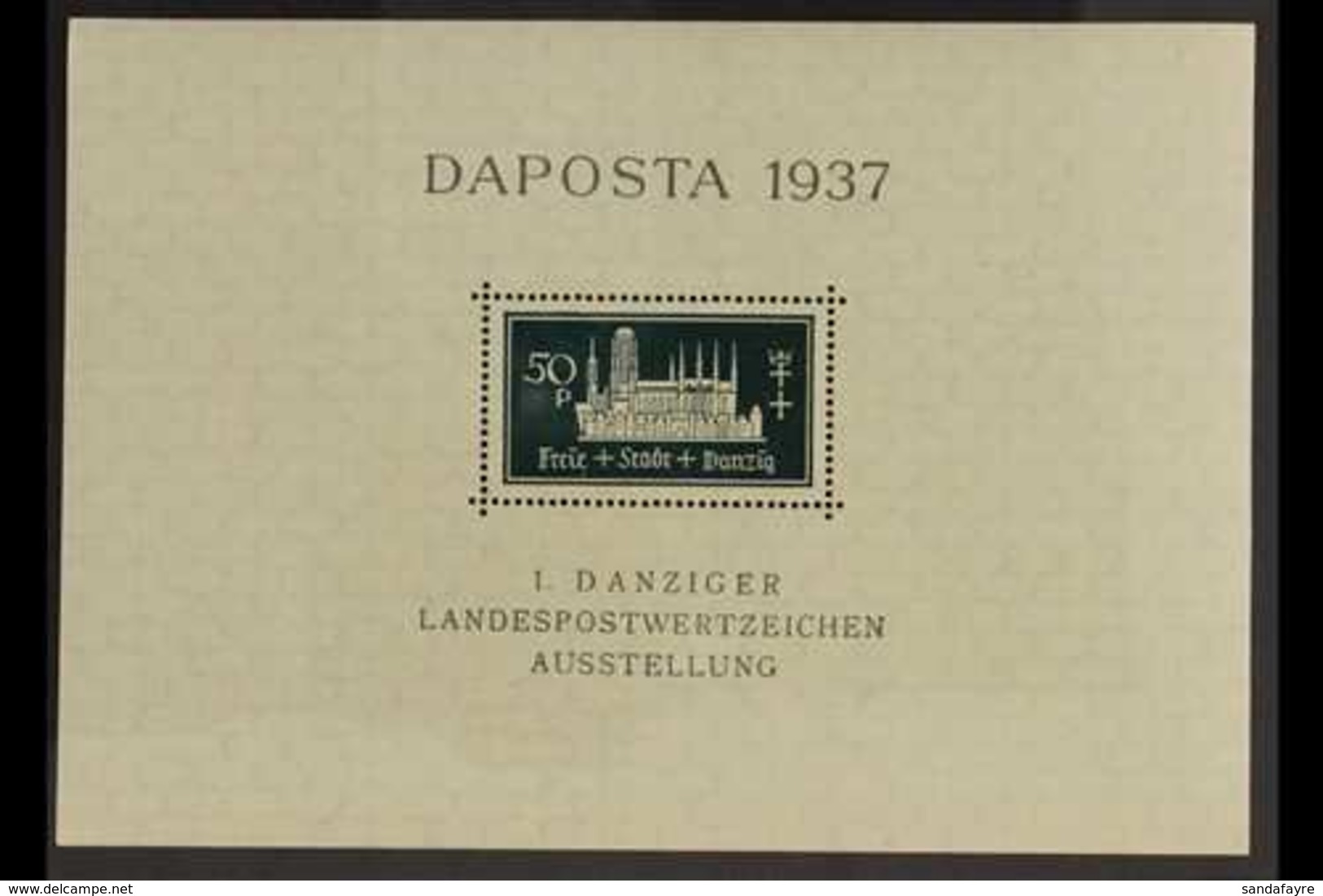 1937 DAPOSTA Mini-sheets all Four Shades, Michel Bl 1a/b & 2a/b, Never Hinged Mint, Fresh. (4 M/S's) For More Images, Pl - Altri & Non Classificati