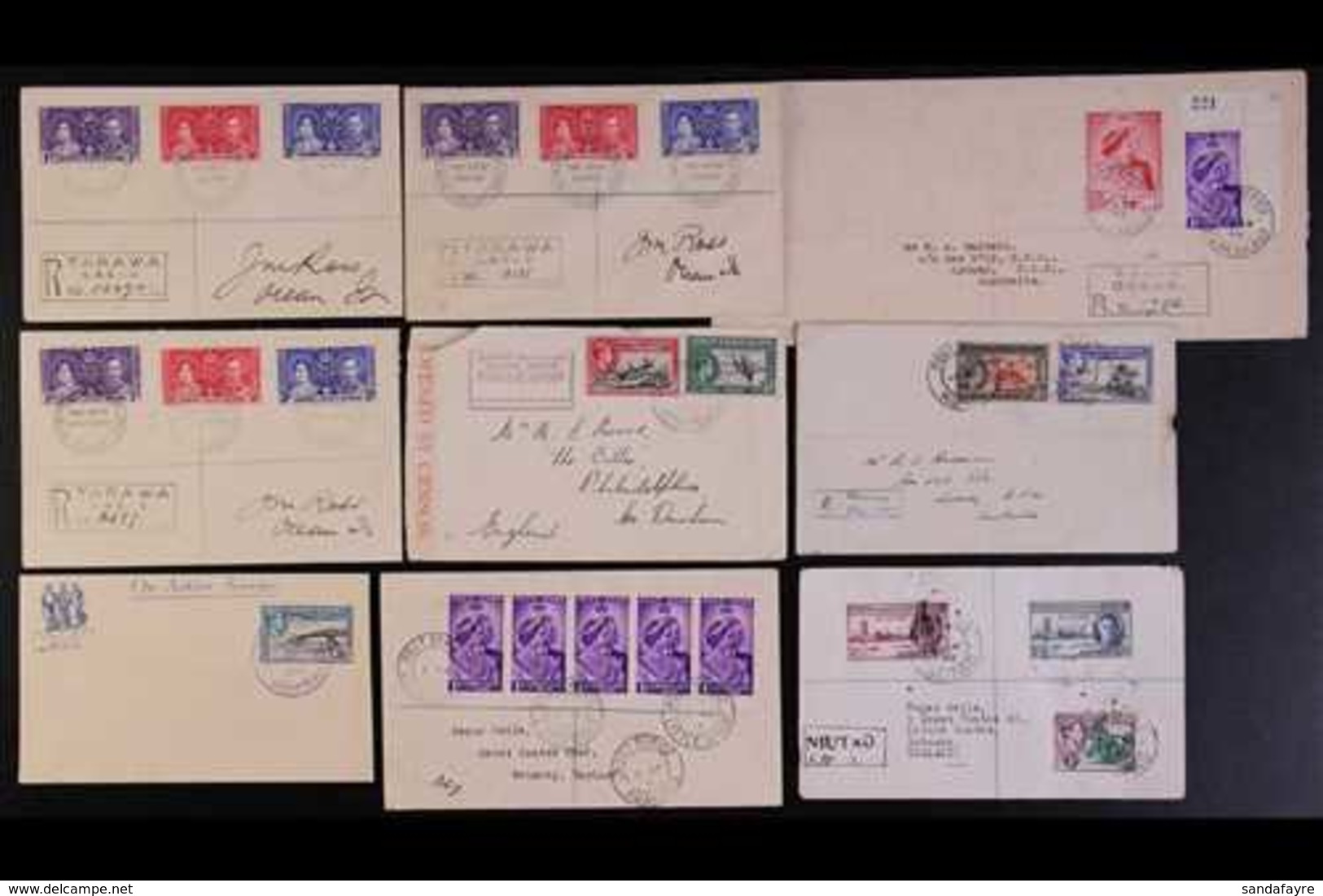 1940s POSTAL HISTORY COLLECTION A Valuable And Attractive Range Of Commercial And Philatelic Mail, Many Registered Etc,  - Gilbert & Ellice Islands (...-1979)