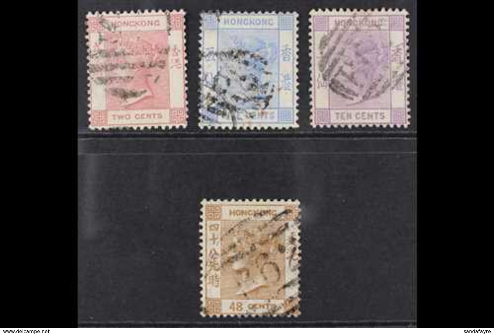 1880 Complete Set, SG 28/31, Good To Fine Used, Fresh. (4 Stamps) For More Images, Please Visit Http://www.sandafayre.co - Andere & Zonder Classificatie