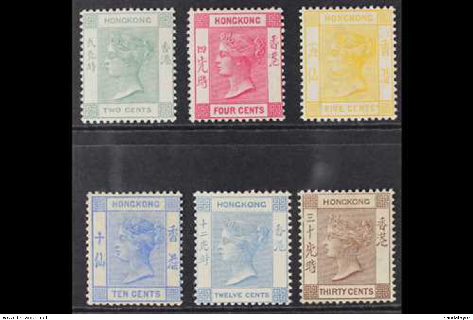 1900-01 QV Complete Set, SG 56/61, Fine Mint, Fresh. (6 Stamps) For More Images, Please Visit Http://www.sandafayre.com/ - Autres & Non Classés