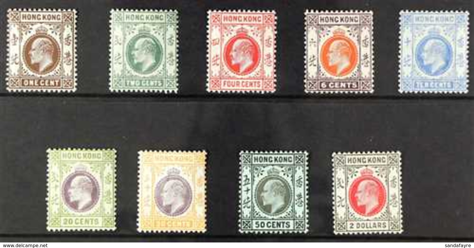 1907 Ed VII New Colours Set Complete, SG 91/9, Very Fine And Fresh Mint. (9 Stamps) For More Images, Please Visit Http:/ - Sonstige & Ohne Zuordnung