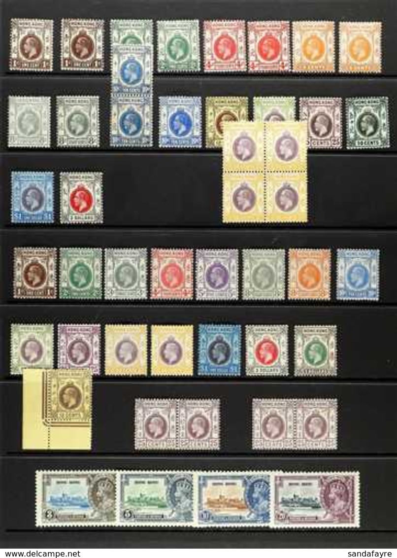 1912 -1935 MINT KGV SELECTION Attractive Range Including Blocks, Pairs And Varieties Including 1912 Wmk MCA Values To $2 - Other & Unclassified
