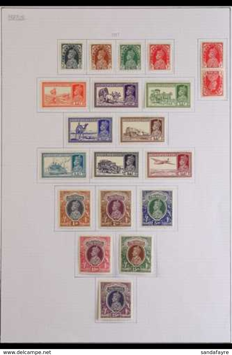 1937-51 VERY FINE MINT COLLECTION Complete For King George VI Postage Issues, SG 247/336, Includes The 1937-40 Definitiv - Andere & Zonder Classificatie