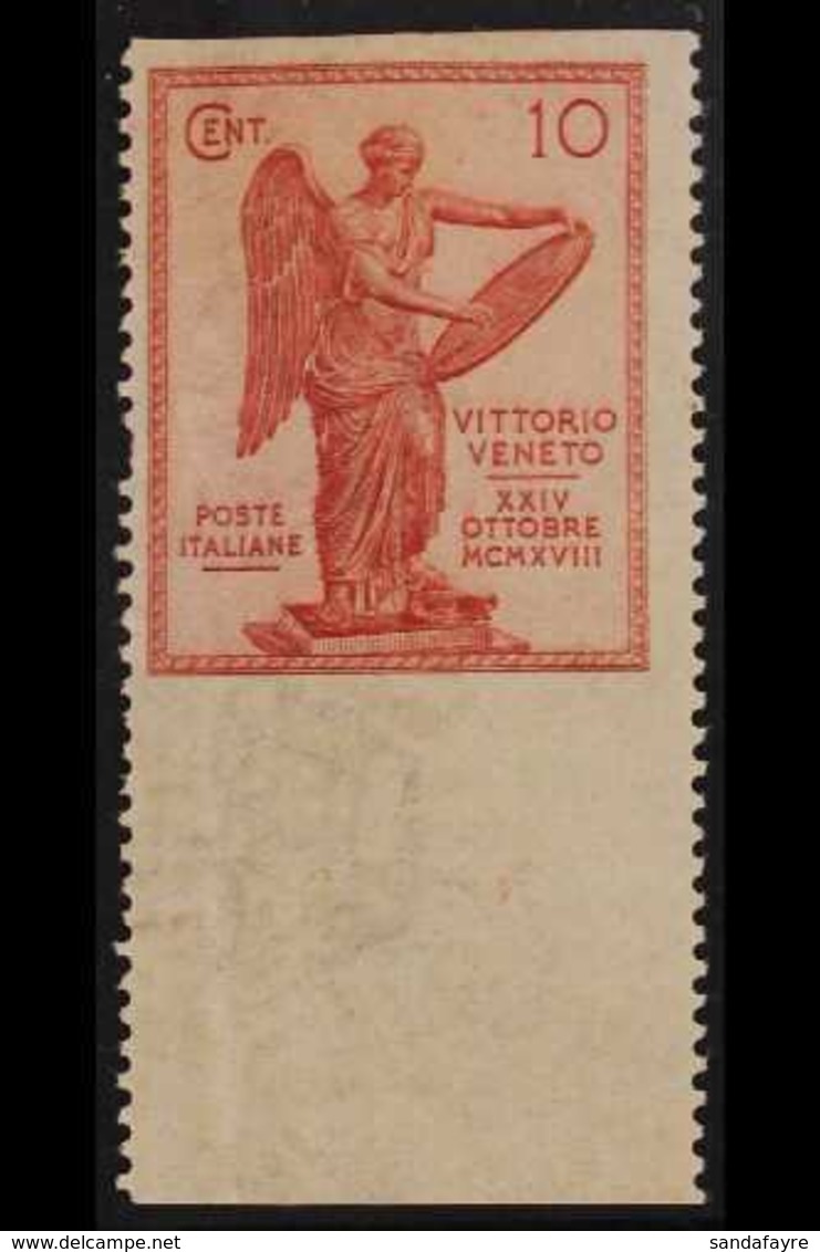 1921 10c Carmine, Victory, Variety "imperf Horizontally, Sass 120af, Fine Mint. For More Images, Please Visit Http://www - Ohne Zuordnung