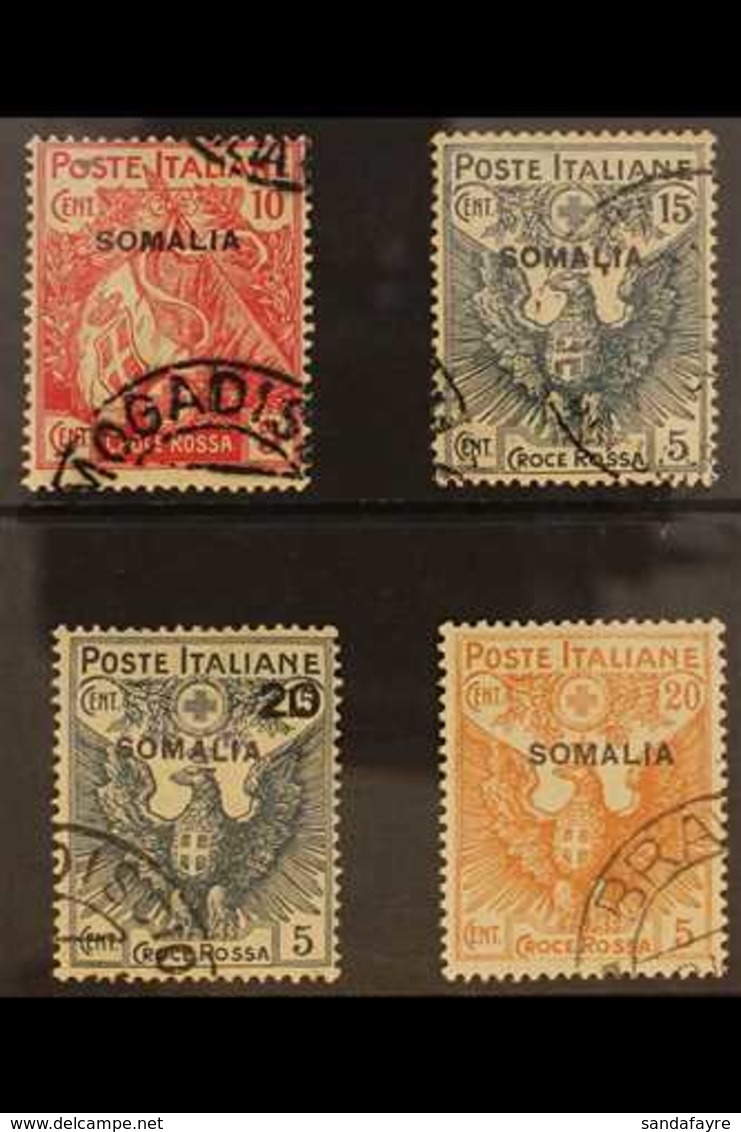 SOMALIA 1916 Red Cross Set (Sass S. 5, SG 19/22), Very Fine Used. (4 Stamps) For More Images, Please Visit Http://www.sa - Sonstige & Ohne Zuordnung