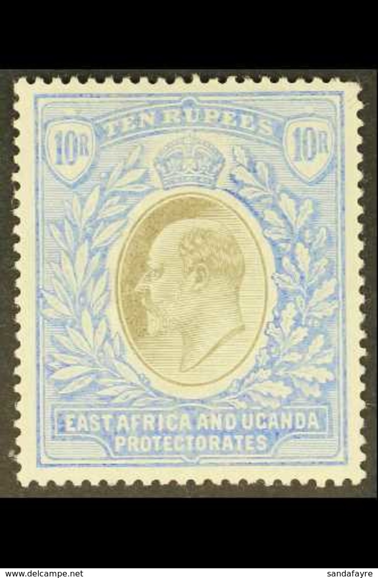 1903-04 10r Grey And Ultramarine On Chalky Paper, SG 14a, Fresh Mint, Upper Right Corner Perf. Shorter. For More Images, - Vide