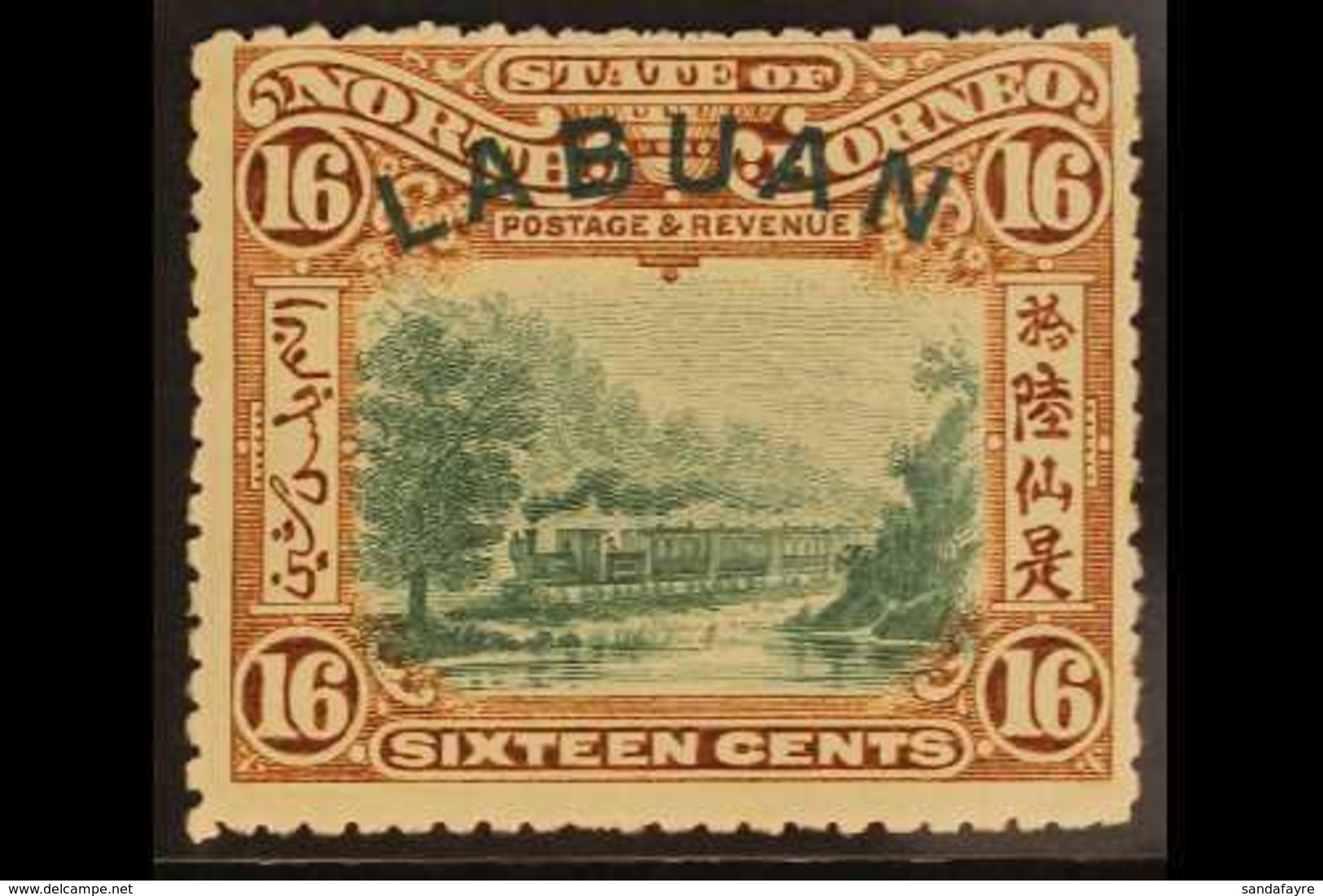 1900-02 16c Green And Chestnut, Perf 14½-15, SG 116c, Very Fine Mint. For More Images, Please Visit Http://www.sandafayr - Nordborneo (...-1963)