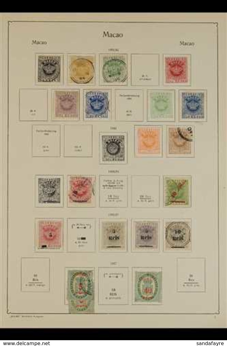 1884-1925 ATTRACTIVE COLLECTION ON PRINTED PAGES Mint And Used, Mostly Fine And Fresh Condition. With 1884-85 "Crown" Ra - Other & Unclassified