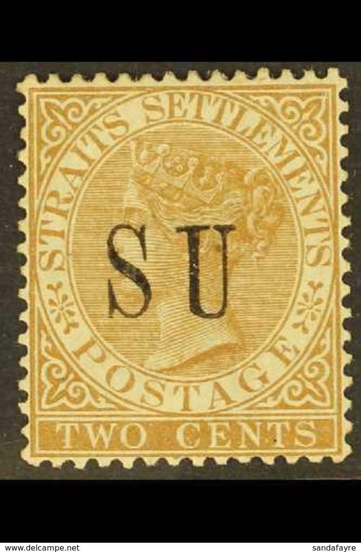 SUNGEI UJONG 1882 2c Brown "S U" Overprint Without Stops, SG 13, Fine Mint Part Og, Fresh Colour. For More Images, Pleas - Other & Unclassified