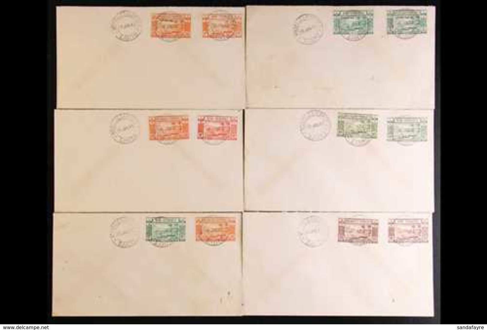 FRENCH 1943 An Attractive Group Of Unaddressed Covers, Bearing Gold Currency French And Corresponding English Stamp Alon - Other & Unclassified