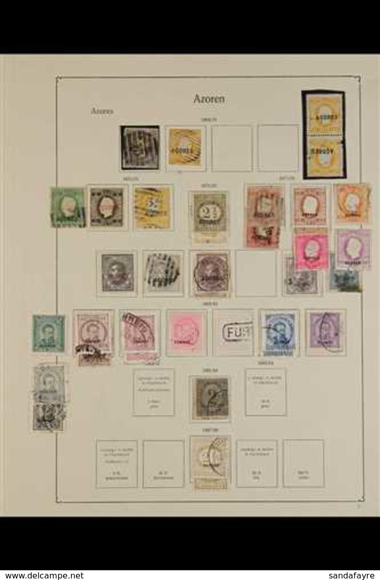 AZORES 1868-1931 Old-time Mint And Used Collection On Printed Pages, Plus Additional Stamps On Stockleaves Awaiting Sort - Andere & Zonder Classificatie