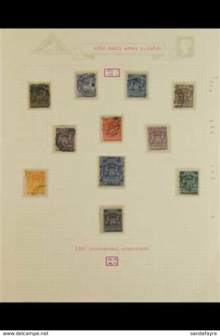 1892-1909 GOOD QUALITY COLLECTION ON PAGES Fresh Mint And Fine Used Ranges Incl. 1892-93 2s.6d. Fine Mint, 6d Ultramarin - Andere & Zonder Classificatie