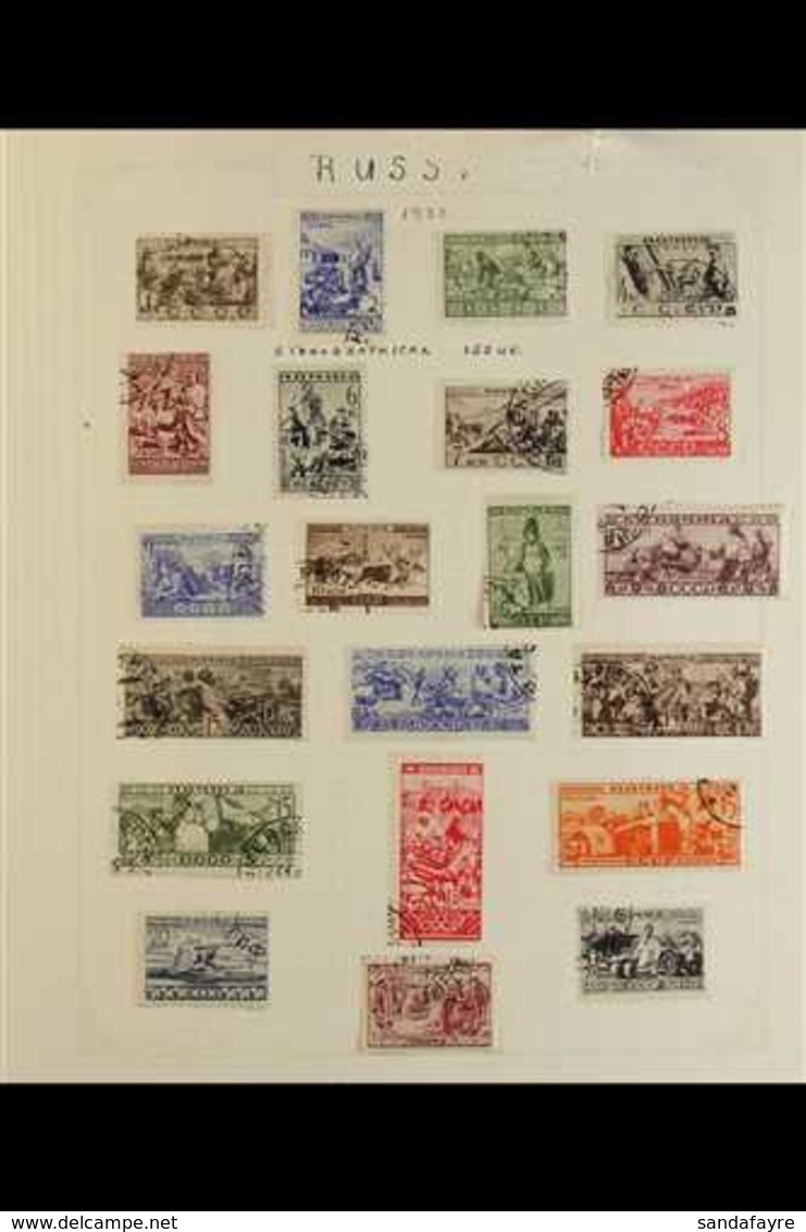 1923-1950  FRESH AND ATTRACTIVE COLLECTION Written Up On Album Pages Including Complete Sets And Better Values With 1924 - Other & Unclassified